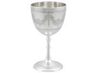 Sterling Silver Goblet - Antique Victorian 1866 (3 of 9) Sterling Silver Goblet - Antique Victorian 1866 (3 of 9)