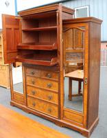 1900's Large Well Fitted Burr Walnut Compactum Wardrobe (2 of 7) 1900's Large Well Fitted Burr Walnut Compactum Wardrobe (2 of 7)