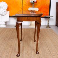 Writing Card Table Burl Walnut Circular Folding Desk (6 of 12) Writing Card Table Burl Walnut Circular Folding Desk (6 of 12)