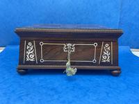 William IV Rosewood Box With Mother Of Pearl Inlay (4 of 14) William IV Rosewood Box With Mother Of Pearl Inlay (4 of 14)