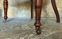 Exceptional 19thc Antique Mahogany Upholstered Library Captains Desk Armchair (5 of 12) Exceptional 19thc Antique Mahogany Upholstered Library Captains Desk Armchair (5 of 12)