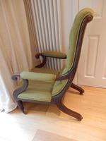 William IV arm chair, unmarked upholstery. (2 of 6) William IV arm chair, unmarked upholstery. (2 of 6)