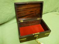 Inlaid Rosewood Jewellery – Trinket Box. C1850 (6 of 10) Inlaid Rosewood Jewellery – Trinket Box. C1850 (6 of 10)