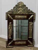 Large Napoleon III French Brass and Fruitwood Mirror (2 of 7) Large Napoleon III French Brass and Fruitwood Mirror (2 of 7)