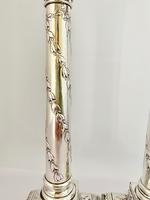 Handsome Pair of Silver Plated Candlesticks C1900 (7 of 9) Handsome Pair of Silver Plated Candlesticks C1900 (7 of 9)