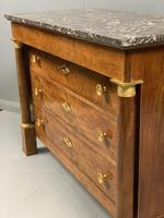 French Empire Commode Chest of Drawers with Marble Top (7 of 7) French Empire Commode Chest of Drawers with Marble Top (7 of 7)