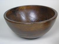 Antique Elm Hand Adzed Dairy Bowl / Fruit Bowl (3 of 4) Antique Elm Hand Adzed Dairy Bowl / Fruit Bowl (3 of 4)