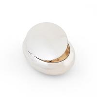 Pebble Shaped Edwardian Plain Silver Tobacco Box (3 of 6) Pebble Shaped Edwardian Plain Silver Tobacco Box (3 of 6)