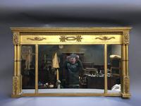 19th Century Gilt Overmantel Mirror (10 of 10) 19th Century Gilt Overmantel Mirror (10 of 10)