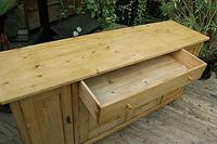 Big! Old 2m Pine Dresser Base / Sideboard / Cupboard / TV Stand - We Deliver! (8 of 13) Big! Old 2m Pine Dresser Base / Sideboard / Cupboard / TV Stand - We Deliver! (8 of 13)