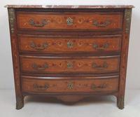 19th Century Marquetry Inlaid Rosewood Chest of Four Drawers (3 of 4) 19th Century Marquetry Inlaid Rosewood Chest of Four Drawers (3 of 4)