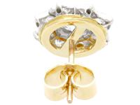 1.81ct Diamond & 18ct Yellow Gold Cluster Earrings - Antique c.1920 (6 of 9) 1.81ct Diamond & 18ct Yellow Gold Cluster Earrings - Antique c.1920 (6 of 9)