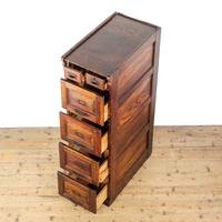 Antique Early 20th Century Oak Filing Cabinet