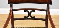 Set of 8 Antique Regency Style Mahogany Dining Chairs c.1900 (5 of 9) Set of 8 Antique Regency Style Mahogany Dining Chairs c.1900 (5 of 9)