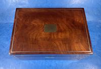 Georgian Brass Inlaid Mahogany Jewellery Box. (20 of 20) Georgian Brass Inlaid Mahogany Jewellery Box. (20 of 20)