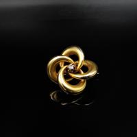 Antique Diamond Lovers Knot 15ct Gold Brooch Pin (2 of 8) Antique Diamond Lovers Knot 15ct Gold Brooch Pin (2 of 8)