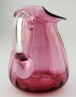 Unusual Formed Victorian English Cranberry Jug 19th Century (3 of 10) Unusual Formed Victorian English Cranberry Jug 19th Century (3 of 10)