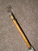 Antique Gold Plate English Made Umbrella With Lucite Crook Handle & Cream Canopy (11 of 17) Antique Gold Plate English Made Umbrella With Lucite Crook Handle & Cream Canopy (11 of 17)