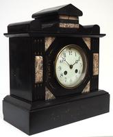 Antique French Slate Mantel Clock 8-Day Striking Mantle Clock c.1900 (2 of 5) Antique French Slate Mantel Clock 8-Day Striking Mantle Clock c.1900 (2 of 5)