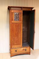 Small Proportioned Oak Arts & Crafts Wardrobe (3 of 9) Small Proportioned Oak Arts & Crafts Wardrobe (3 of 9)