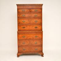 Antique Burr Elm Chest on Chest of Drawers (3 of 10) Antique Burr Elm Chest on Chest of Drawers (3 of 10)