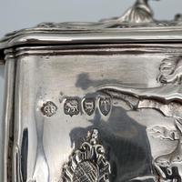 Antique Victorian Sterling Silver Tea Caddy London 1894 George Fox (10 of 12) Antique Victorian Sterling Silver Tea Caddy London 1894 George Fox (10 of 12)