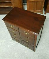 Vintage Mahogany 10 Drawer Chest of Drawers (4 of 10) Vintage Mahogany 10 Drawer Chest of Drawers (4 of 10)