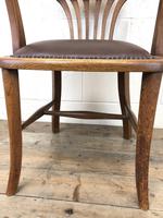 Pair of Early 20th Century Oak & Leather Desk Chairs (10 of 10) Pair of Early 20th Century Oak & Leather Desk Chairs (10 of 10)