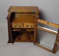Antique Art Nouveau Oak Smokers Cabinet (4 of 13) Antique Art Nouveau Oak Smokers Cabinet (4 of 13)