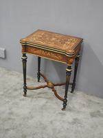 Louis XV Style French Marquetry Games / Side Table (3 of 15) Louis XV Style French Marquetry Games / Side Table (3 of 15)