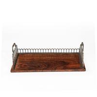 Regency gilt brass & rosewood book tray, attributed to Gillows (2 of 6) Regency gilt brass & rosewood book tray, attributed to Gillows (2 of 6)