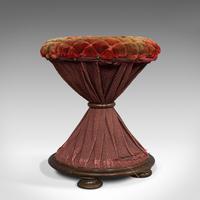 Antique Upholstered Stool, English, Walnut, Footstool, Tabouret, Regency, 1820 (6 of 9) Antique Upholstered Stool, English, Walnut, Footstool, Tabouret, Regency, 1820 (6 of 9)