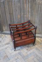 Georgian Mahogany Canterbury / Magazine Rack (6 of 7) Georgian Mahogany Canterbury / Magazine Rack (6 of 7)