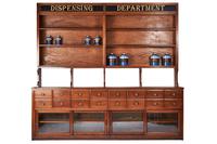 Mahogany Chemist Shop Fitting c.1930 (2 of 5) Mahogany Chemist Shop Fitting c.1930 (2 of 5)
