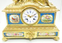 Antique 8 Day Ormolu Mantel Clock Sevres Mother & Child French Mantle Clock (13 of 16) Antique 8 Day Ormolu Mantel Clock Sevres Mother & Child French Mantle Clock (13 of 16)