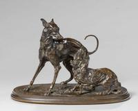 19th Century Group of a Whippet & Pekingese (7 of 8) 19th Century Group of a Whippet & Pekingese (7 of 8)