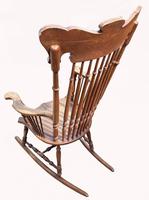 Lovely Quality 19th Century Mahogany Rocking Chair (4 of 4)