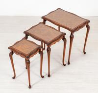 Pretty Queen Anne Style Nest of 3 Tables c.1930 (6 of 8) Pretty Queen Anne Style Nest of 3 Tables c.1930 (6 of 8)