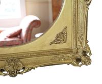 Gilt 19th Century Large Overmantle Wall Mirror (4 of 6) Gilt 19th Century Large Overmantle Wall Mirror (4 of 6)