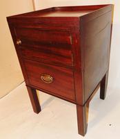 Georgian Mahogany Tray Top Commode (6 of 6) Georgian Mahogany Tray Top Commode (6 of 6)