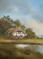 Lovely 'Chocolate Box Quality' Vintage 20thc English Landscape Oil Painting (12 of 15) Lovely 'Chocolate Box Quality' Vintage 20thc English Landscape Oil Painting (12 of 15)