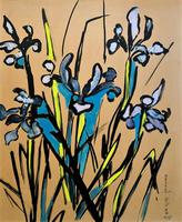 Large Beautiful 1958 Vintage Impressionist Floral Still Life Oil Painting (2 of 12) Large Beautiful 1958 Vintage Impressionist Floral Still Life Oil Painting (2 of 12)