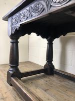 Antique Oak Refectory Table with Plank Top (3 of 12) Antique Oak Refectory Table with Plank Top (3 of 12)