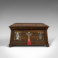 Ornate Antique Tea Caddy, English, Rosewood, Sarcophagus, Chest, Regency c.1820 (7 of 12) Ornate Antique Tea Caddy, English, Rosewood, Sarcophagus, Chest, Regency c.1820 (7 of 12)