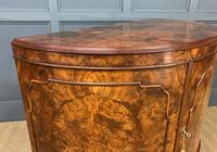 Burr Walnut Demi Lune Commode (11 of 12) Burr Walnut Demi Lune Commode (11 of 12)