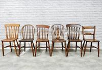 6 Assorted Windsor Kitchen Chairs (5 of 6) 6 Assorted Windsor Kitchen Chairs (5 of 6)