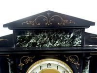 Fine Slate & Marble Mantel Clock 8 Day Striking Mantle Clock (9 of 9) Fine Slate & Marble Mantel Clock 8 Day Striking Mantle Clock (9 of 9)