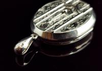 Antique Victorian Silver Buckle Locket, Large, Engraved (4 of 14) Antique Victorian Silver Buckle Locket, Large, Engraved (4 of 14)