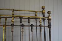 Victorian Brass & Iron King Size 5ft Antique Bed Frame - Fully Restored in Your Choice of Colour (13 of 15) Victorian Brass & Iron King Size 5ft Antique Bed Frame - Fully Restored in Your Choice of Colour (13 of 15)