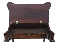 Georgian George II C1750 Inlaid Mahogany Folding Card or Tea Table (12 of 12) Georgian George II C1750 Inlaid Mahogany Folding Card or Tea Table (12 of 12)